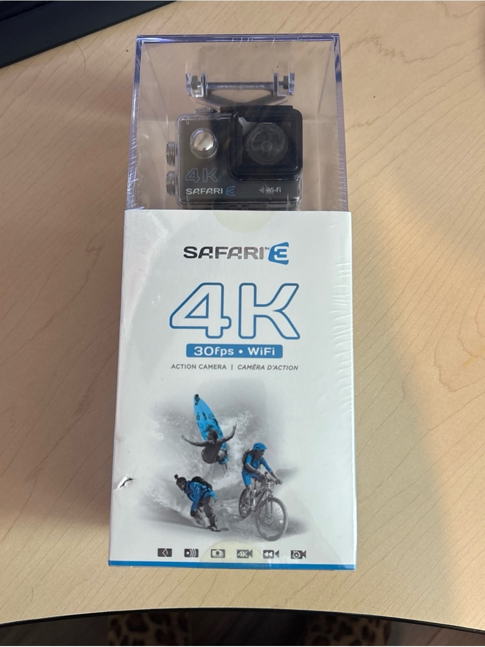 SafariE 4K WiFi Action Camera (Black) - 30fps